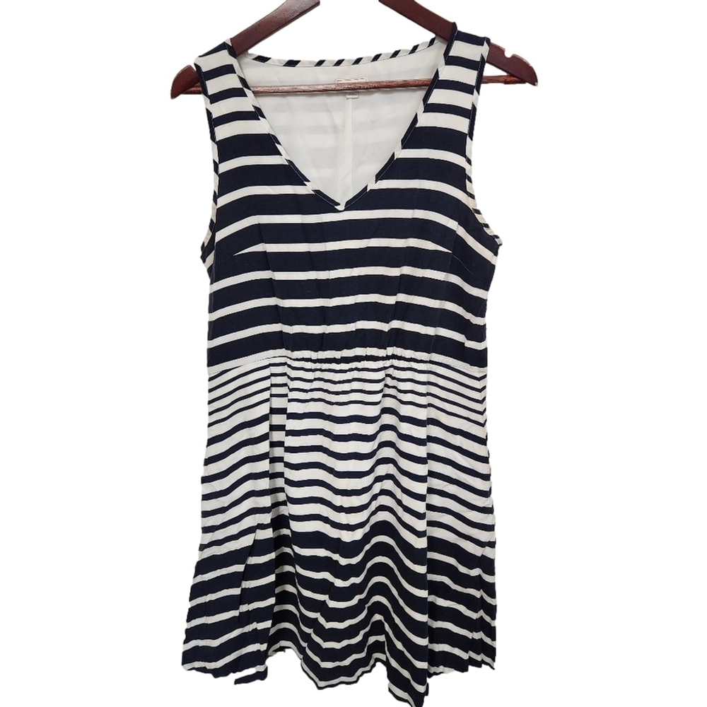 Gap sleeves striped mini dress